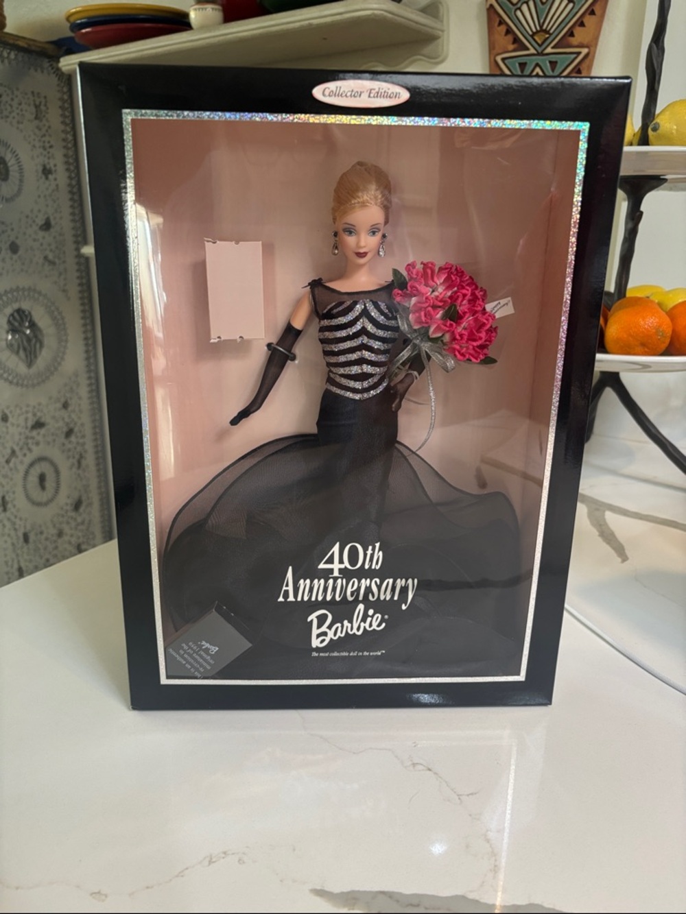Barbie 40th Anniversary Black and Pink Evening Doll